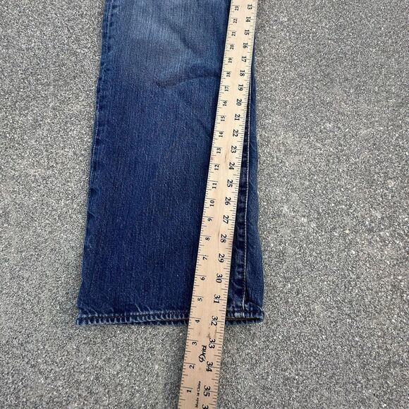 Vintage Polo Ralph Lauren Jeans Mens 34x32 Thompson Loose Fit Slouchy Leg Denim - Picture 4 of 11